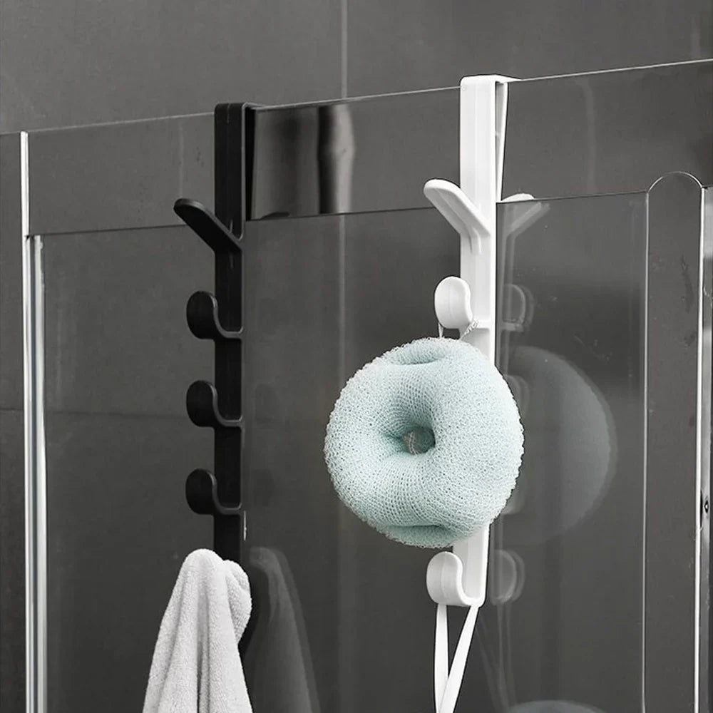 Behind Door Coat Hook Hanger – Wardrobe Storage Rack | Qme Door Hook Rack Qme