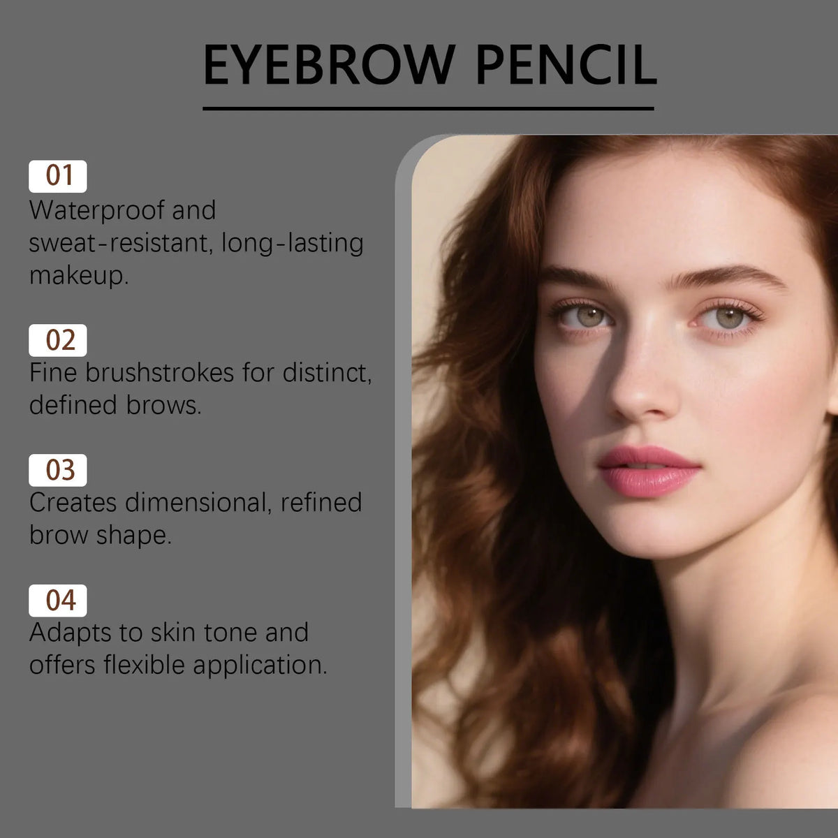 Zephoco Multi-Color Eyebrow Pencil – Ultra-Fine Natural Look Eyebrow Pencil Qst