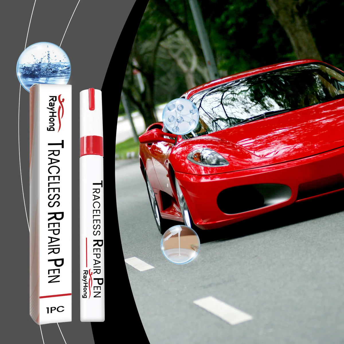 Rayhong Car Paint Touch Up Pen – Scratch Repair Color Fix Car Paint Touch Up Pen Qst