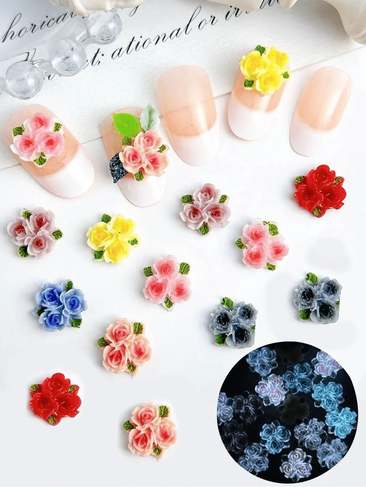30-Piece Mixed Nail Art Accessories & Decoration Set Nail Art Accessories Qme