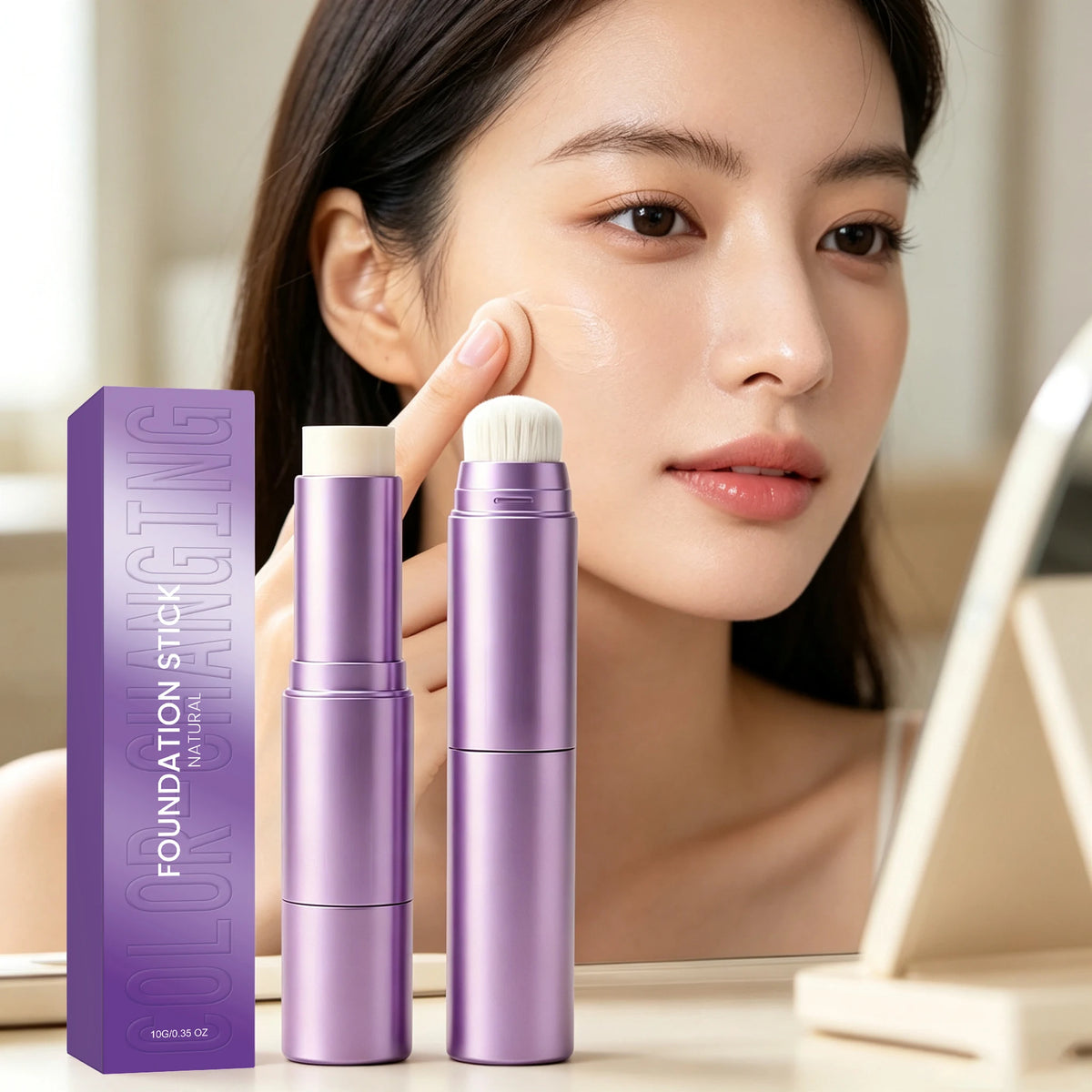 10G Foundation Stick – Full Coverage, Moisturizing & Pore Smoothing Foundation Stick Qst
