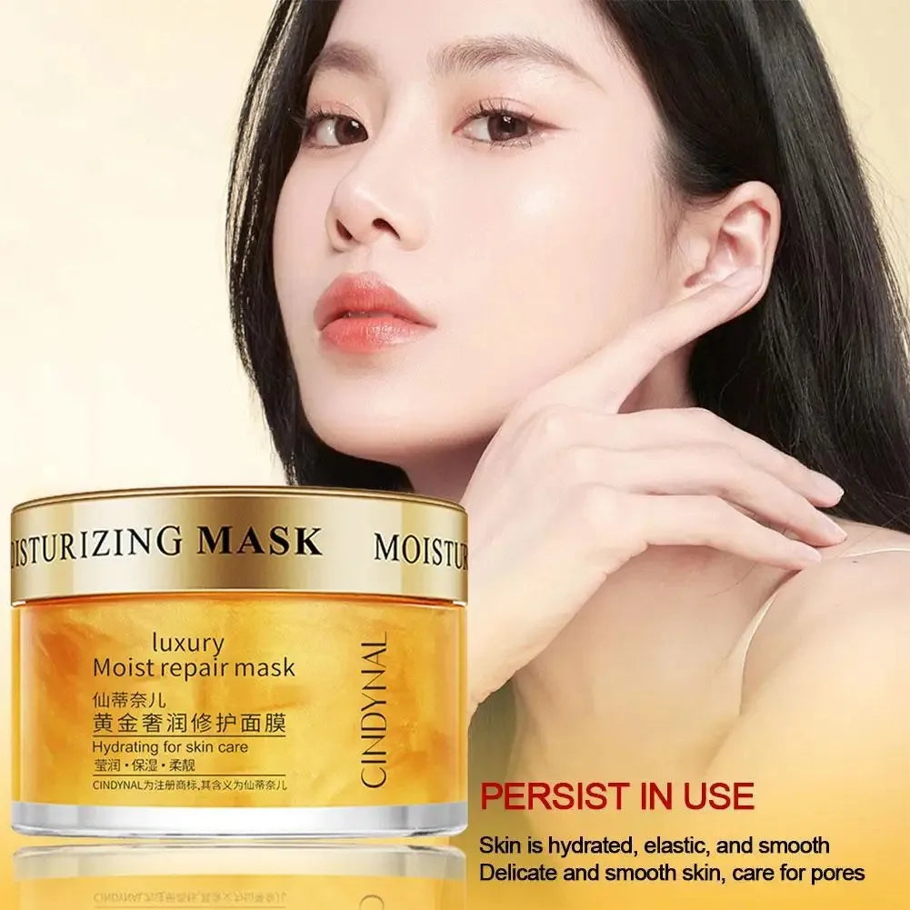 24K Gold Collagen Sleeping Face Cream – Hydrating Night Mask Sleeping Face Mask Qst