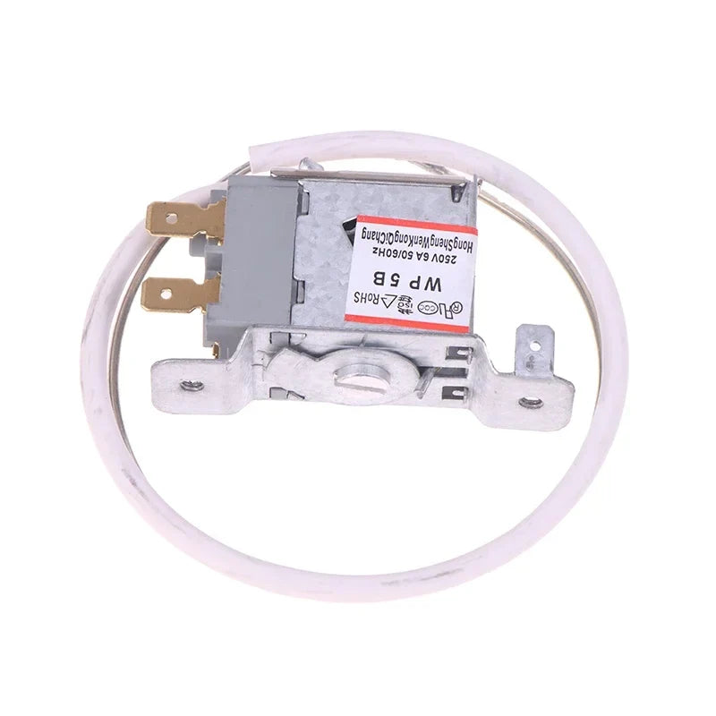 WP5B 2-Pin Refrigerator Thermostat AC 250V 6A 50/60Hz Refrigerator Thermostat Qme