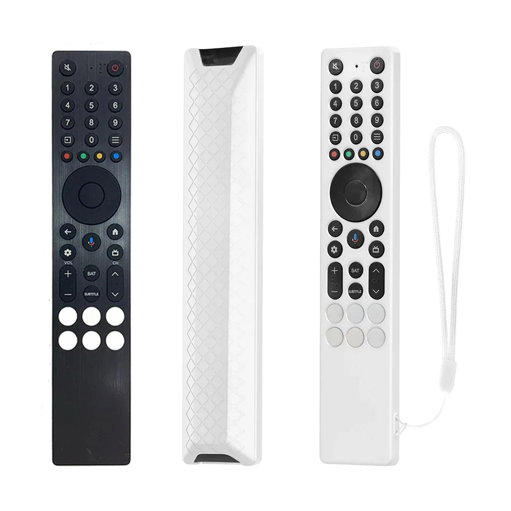 TCL RC833A Remote Silicone Case with Lanyard | Drop-Proof Cover Remote Control Case Qme