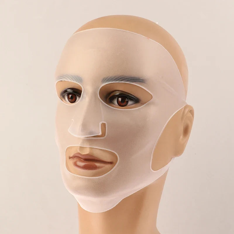 Reusable Silicone Face Mask Cover | Hanging Ear Design Silicone Face Mask Cover Qme