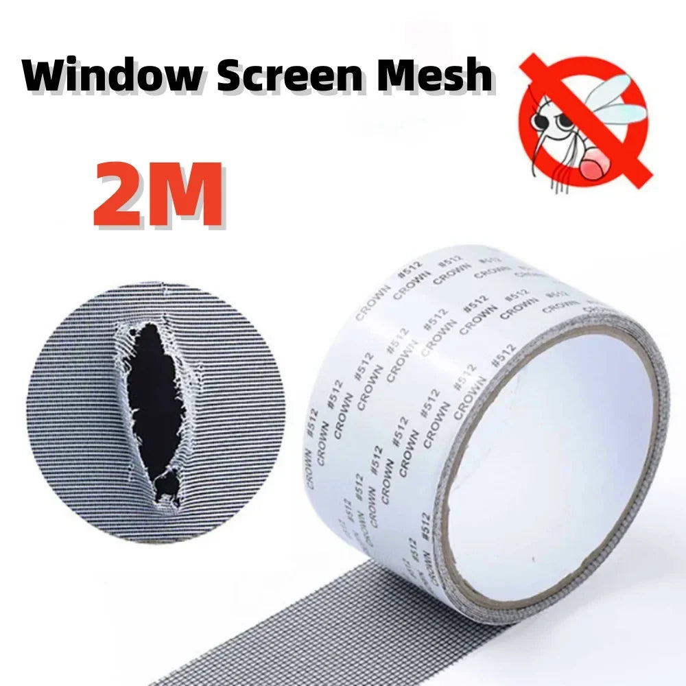 Self-Adhesive Window Screen Mesh Repair Tape 5×200cm Screen Repair Tape Qme