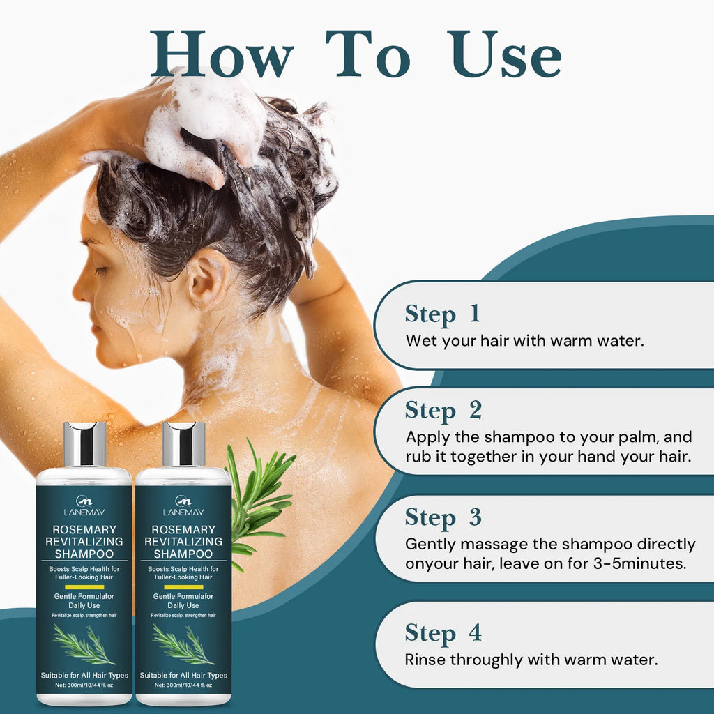 Rosemary Nourishing Perfume Shampoo 300ml – All Hair Types Rosemary Shampoo Qst