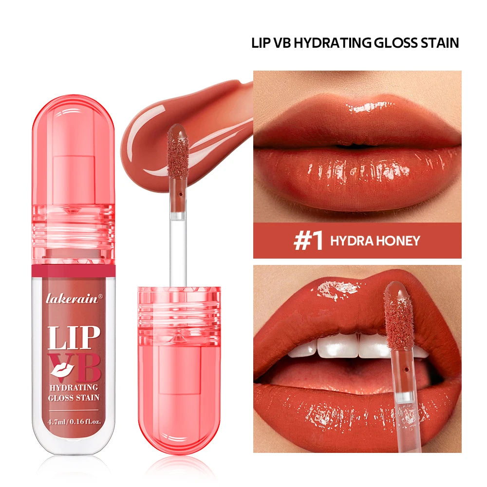 Vitamin B Moisturizing Mirror Lip Gloss – Hydrating & Long-Lasting Lip Gloss Qst 01