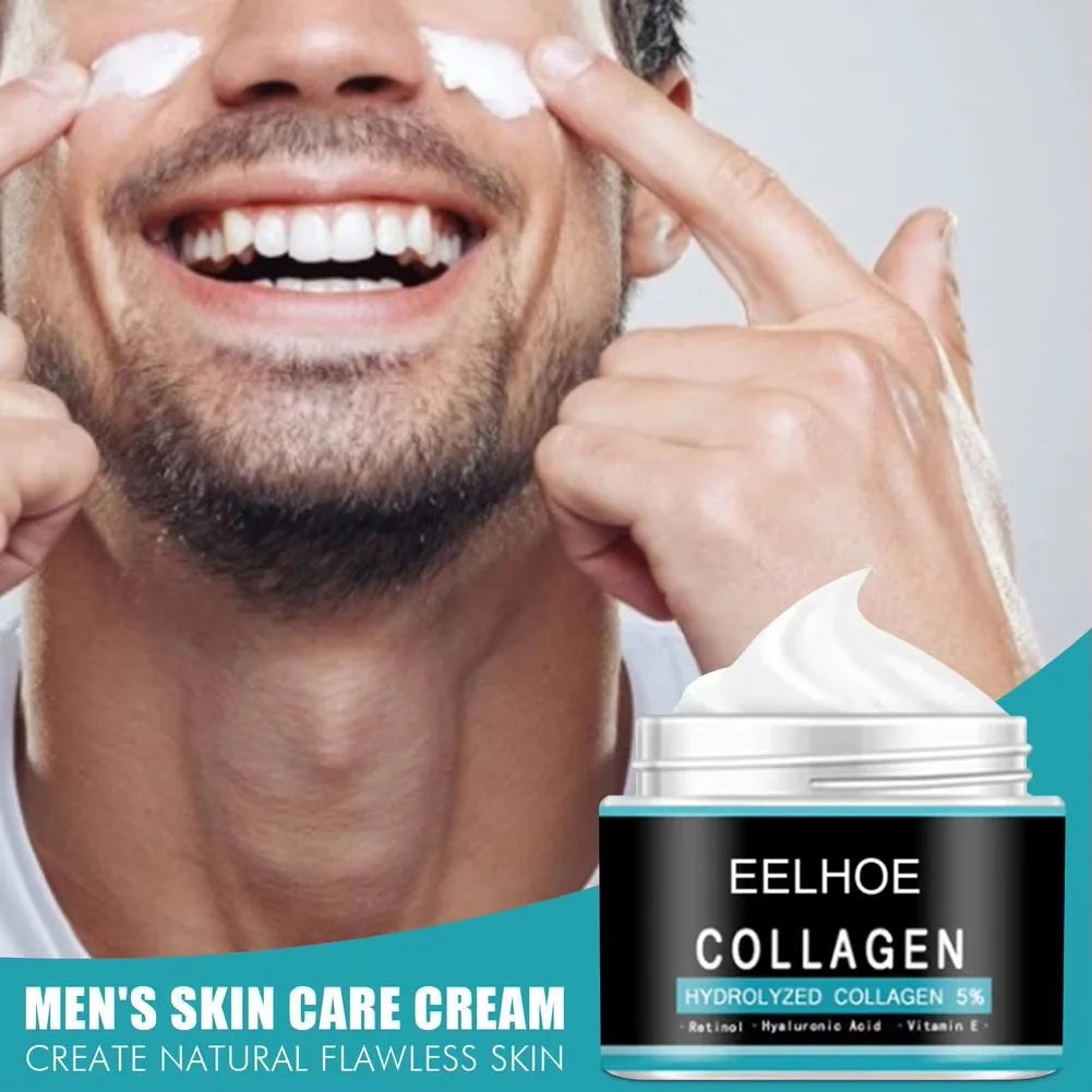 YOUNGCOME Men's Collagen Face Cream – Firming & Hydrating Men's Face Cream Qst