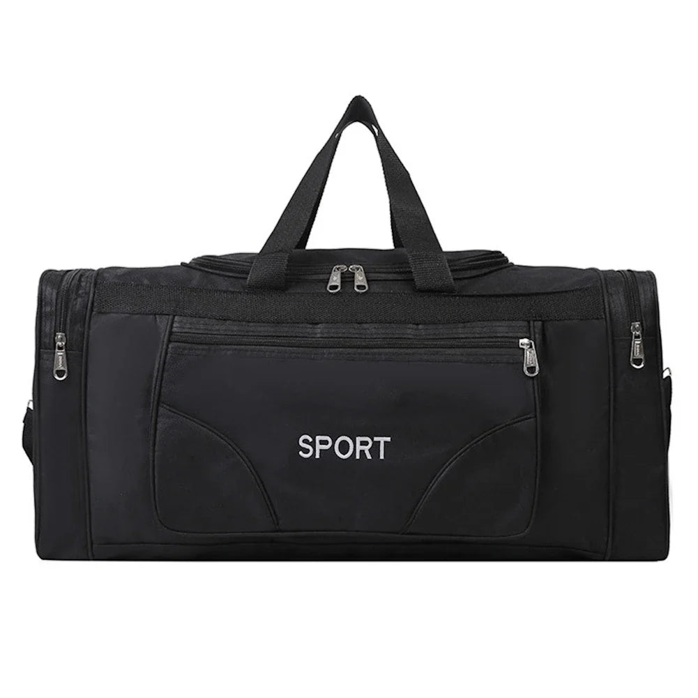 Oxford Fitness Bag – Waterproof Multifunctional Training Bag Fitness Training Bag Qme black color