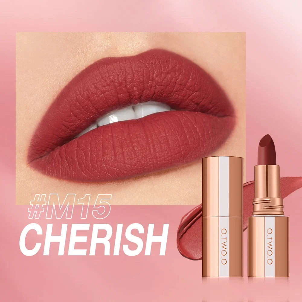O TWO Matte Lipstick Lip Tint – 8 Colors, Waterproof & Long Lasting Matte Lip Tint Qme M15 China Mainland Full Size