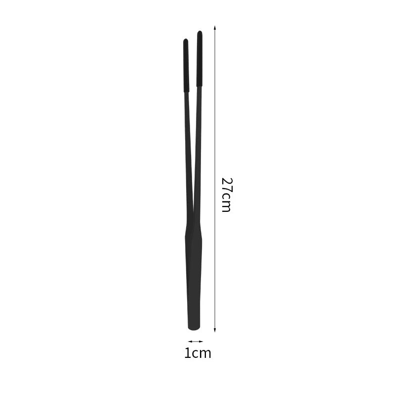 Reptile Feeding Tongs Stainless Steel Rubber Tip Tweezers Pet Feeding Tongs Qst A12