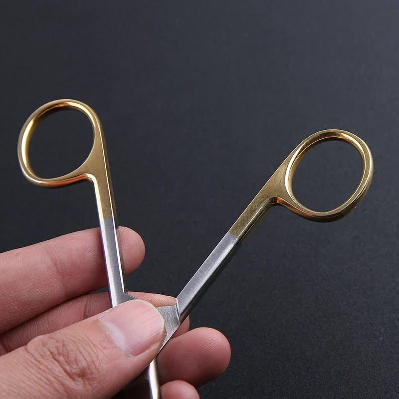 Stainless Steel Precision Scissors – Straight & Curved Blades Precision Scissors Qme