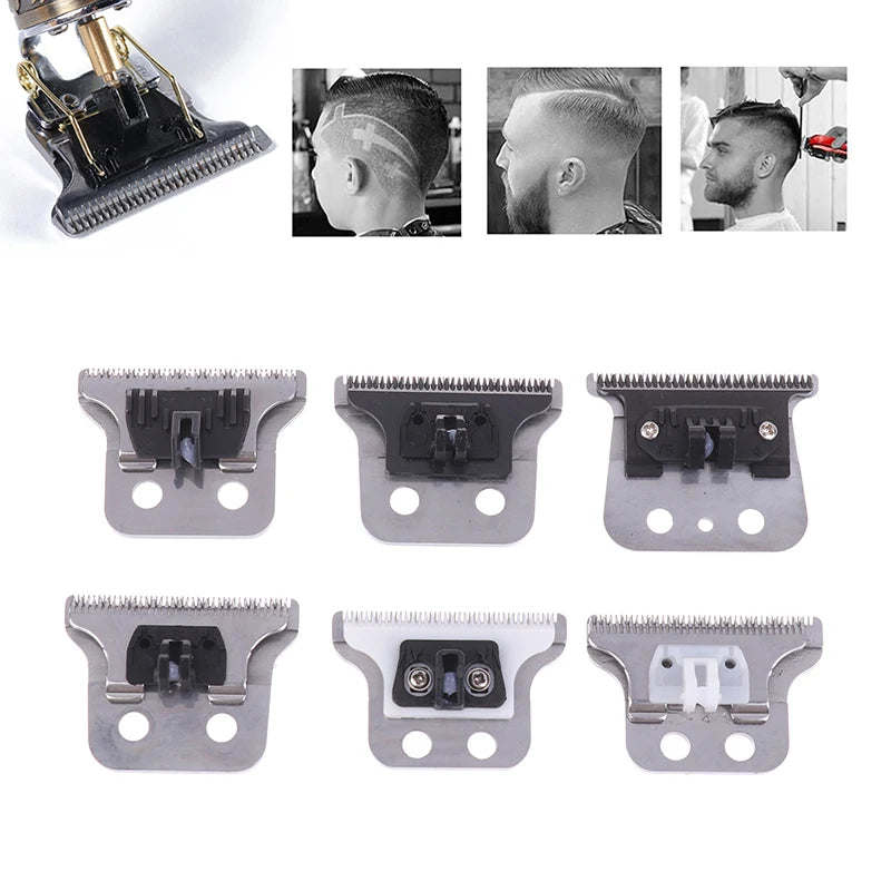 Stainless Steel T-Blade Hair Clipper Replacement Head Clipper Replacement Blade Qst