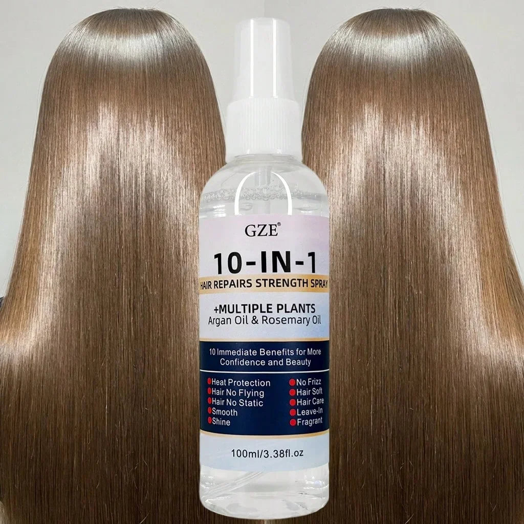 GZE Leave-In Conditioner Spray – Argan Oil & Rosemary Leave-In Hair Spray Qme