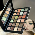 24-Shade Brown Neutral Glitter Matte Shimmer Eyeshadow Palette Eyeshadow Palette Qme 24 colors