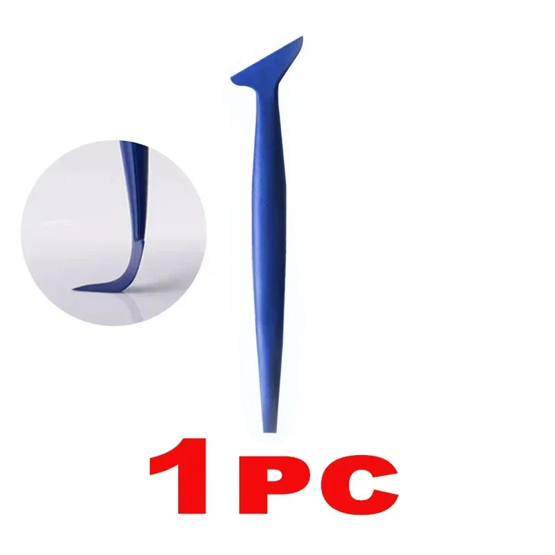 Car Micro Squeegee Set – Vinyl Wrap & Tint Slot Tool Auto Vinyl Wrap Tool Qme Blue 1PC