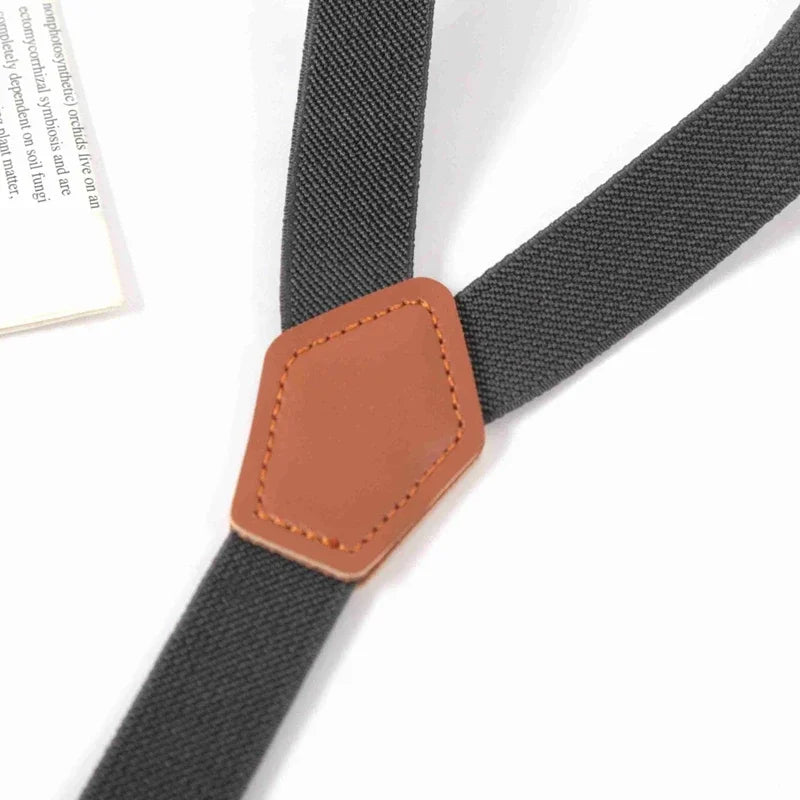 Kids Y-Back Suspenders | 3 Clips Adjustable Elastic Braces Kids Suspenders Qme