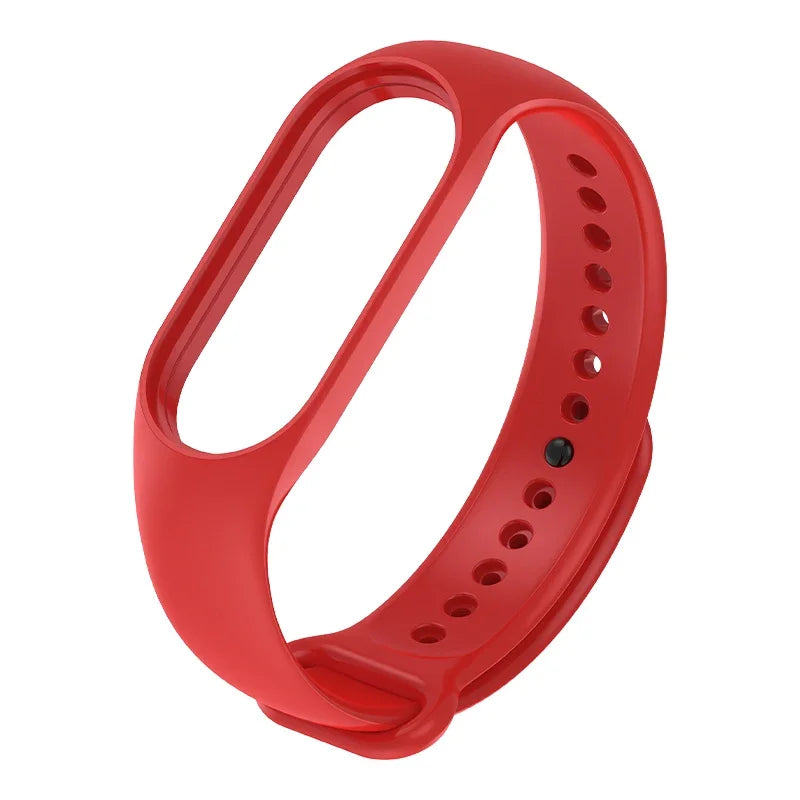 Silicone Strap for Xiaomi Mi Band 3 4 5 6 7 | 43 Colors