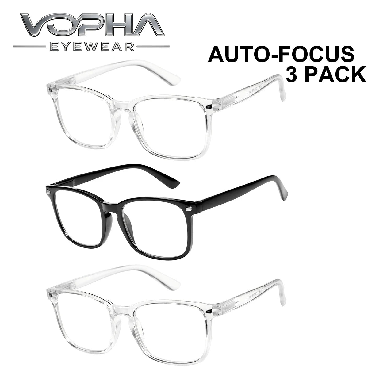 VOPHA Auto-Focus Reading Glasses Blue Light Blocking HD L17 Reading Glasses Qst