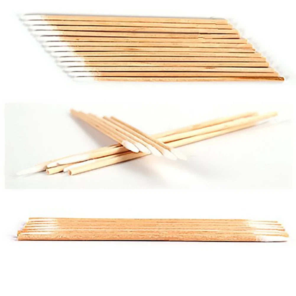 Disposable Microblading Cotton Swabs 300pcs – Makeup Applicator Disposable Makeup Applicator Qme 300pcs