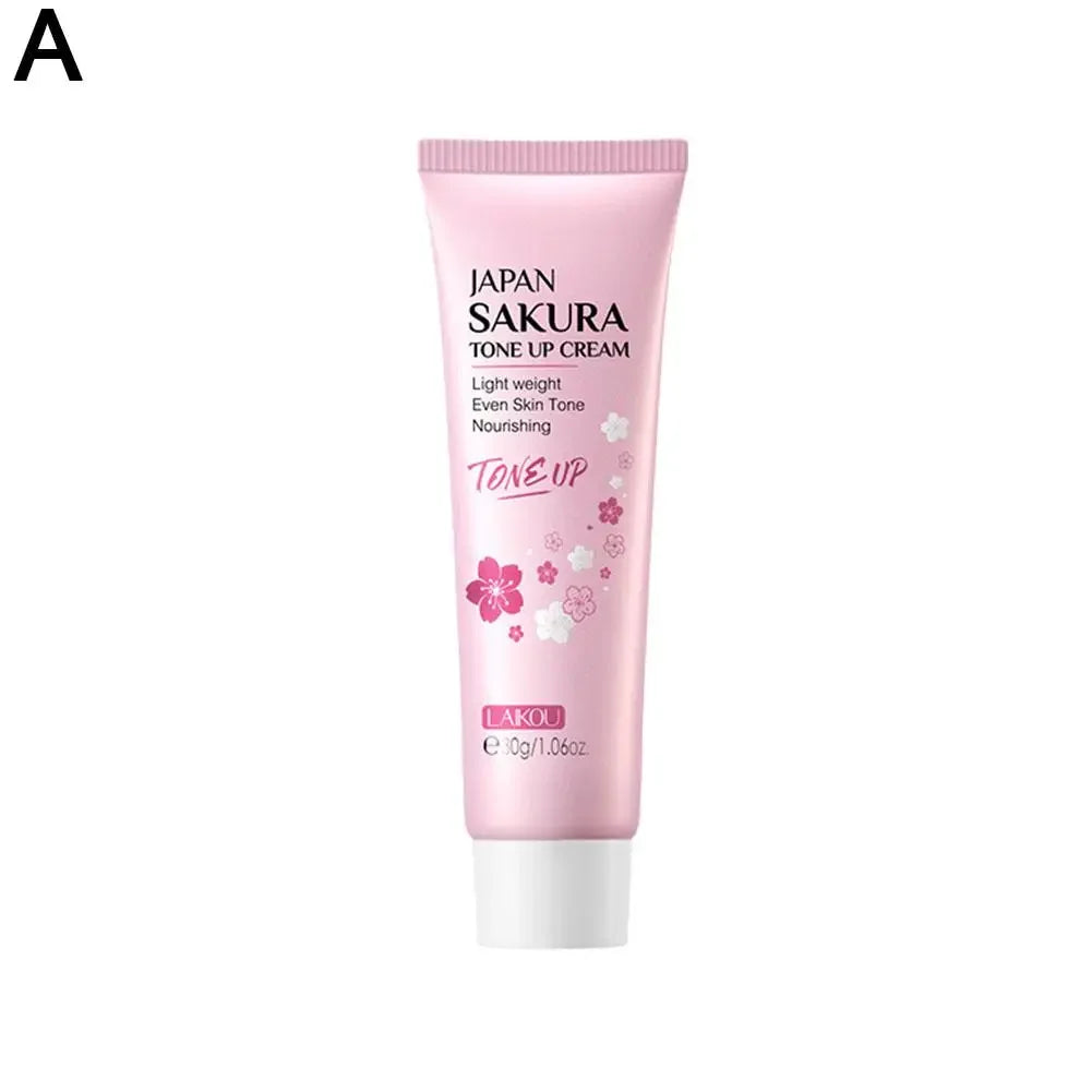 Sakura Tone-Up Cream | Hydrating Skin Tone Balancer Skin Tone Cream Qme A
