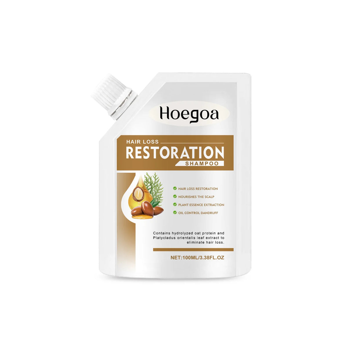 HOEGOA Deep Cleansing Scalp Shampoo – Oil Control & Root Care Hair Care Shampoo Qst 100ml in bag