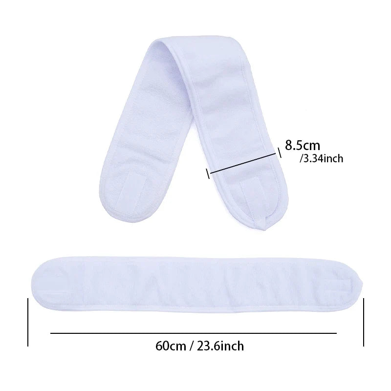 Women's Adjustable SPA Facial Headband – Bath, Yoga & Makeup SPA Yoga Headband Qme