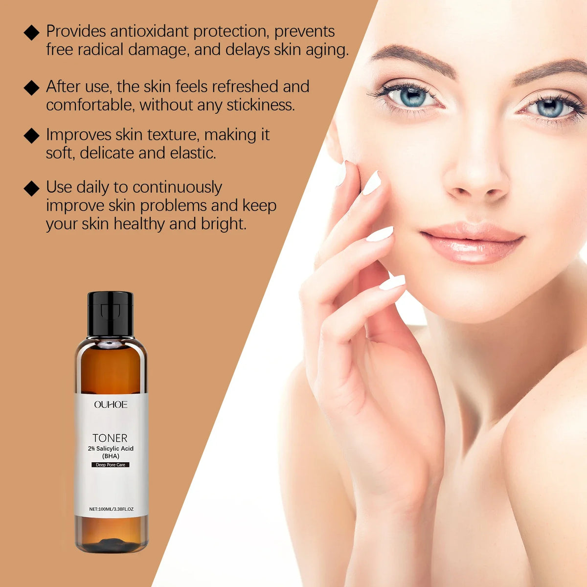 Salicylic Acid Toner – Oil Control & Pore Minimizing | Qme Facial Toner Qme