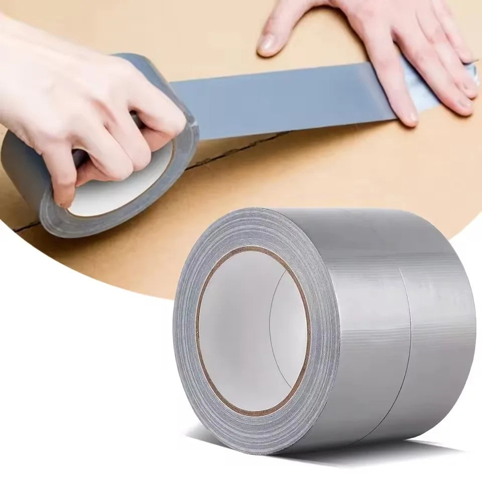 Heavy Duty Waterproof Silver Cloth Duct Tape – Carpet Binding Cloth Duct Tape Qme