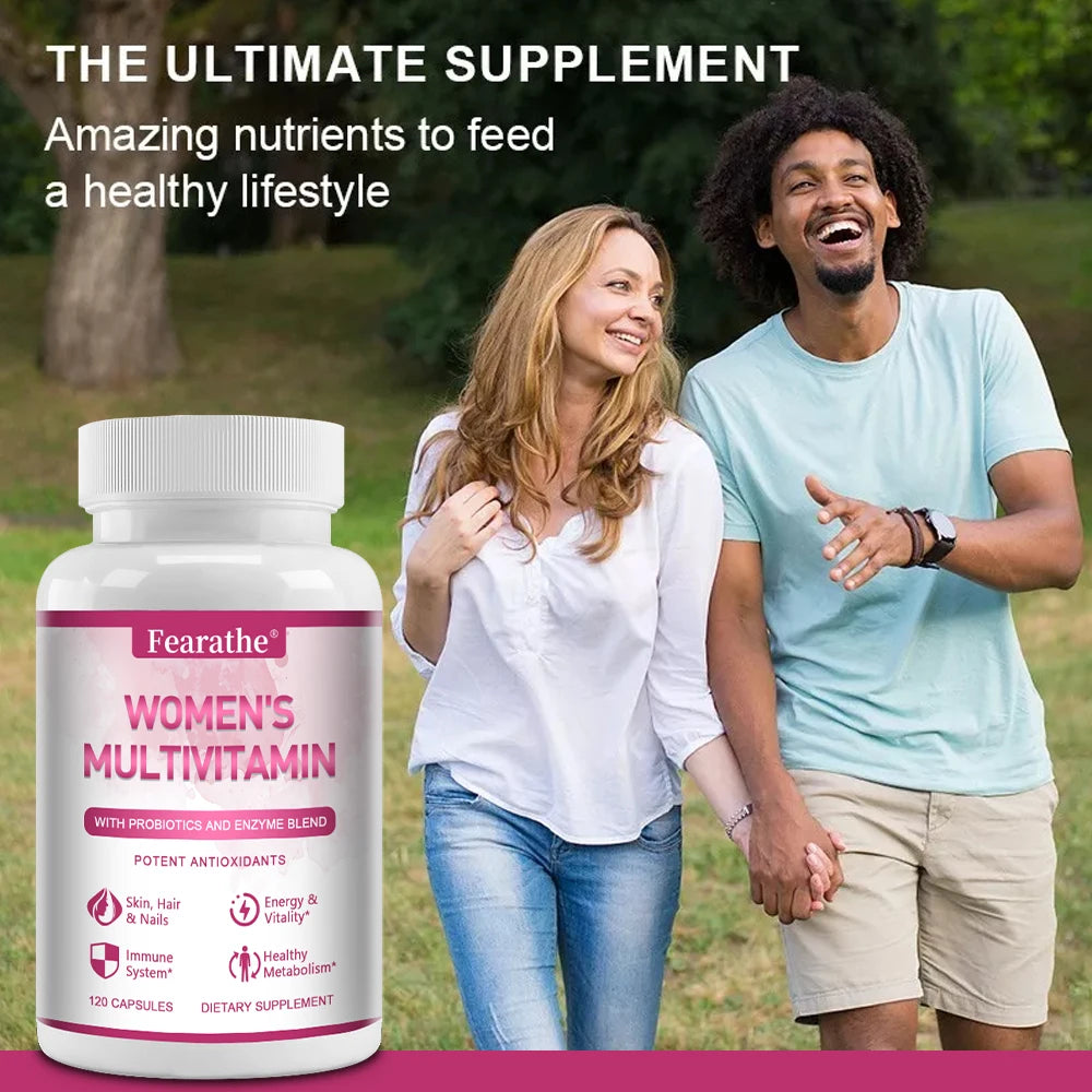 Women's Daily Multivitamin & Multimineral Supplement | Fearathe Women's Multivitamin Qst