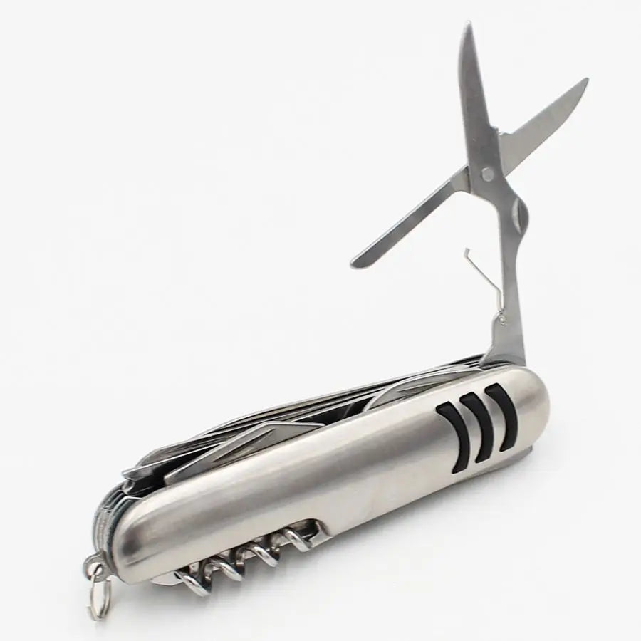 Folding Pocket Knife Multitool – Stainless Steel Portable EDC Folding Multitool Knife Qme