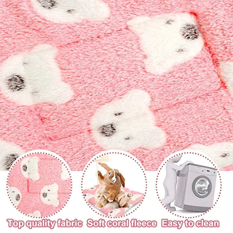 Soft Warm Sleeping Pad Bed for Rabbits & Guinea Pigs | Small Pets Small Animal Bed Qme