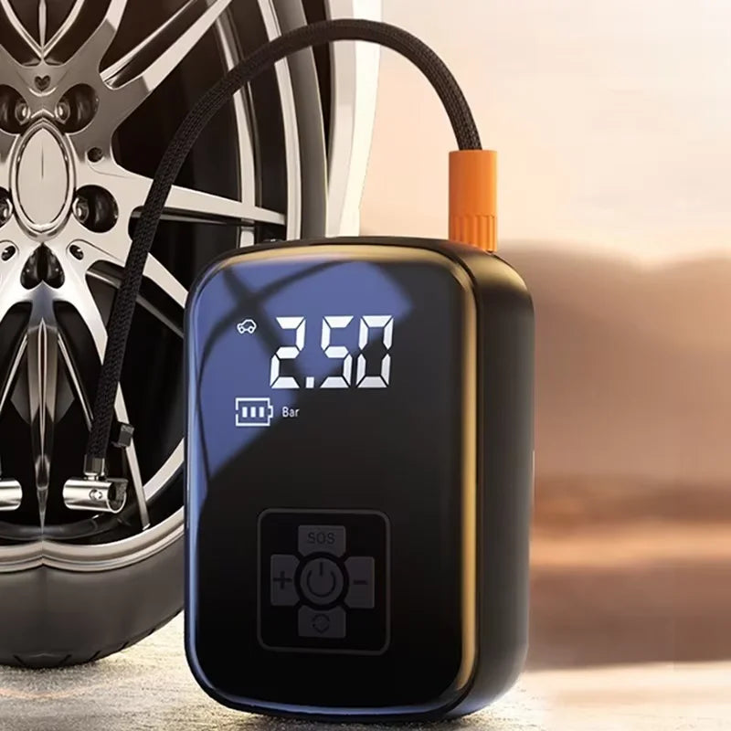 Wireless Portable Tire Inflator Pump – 100W Auto Air Pump Wireless Tire Inflator Qst