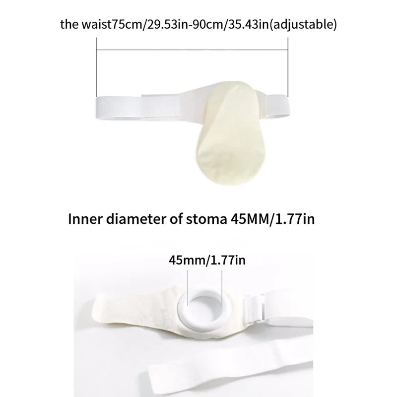 Silicone Ostomy Belt with Drainable Pouch | Colostomy Bag Ostomy Belt & Pouch Qme