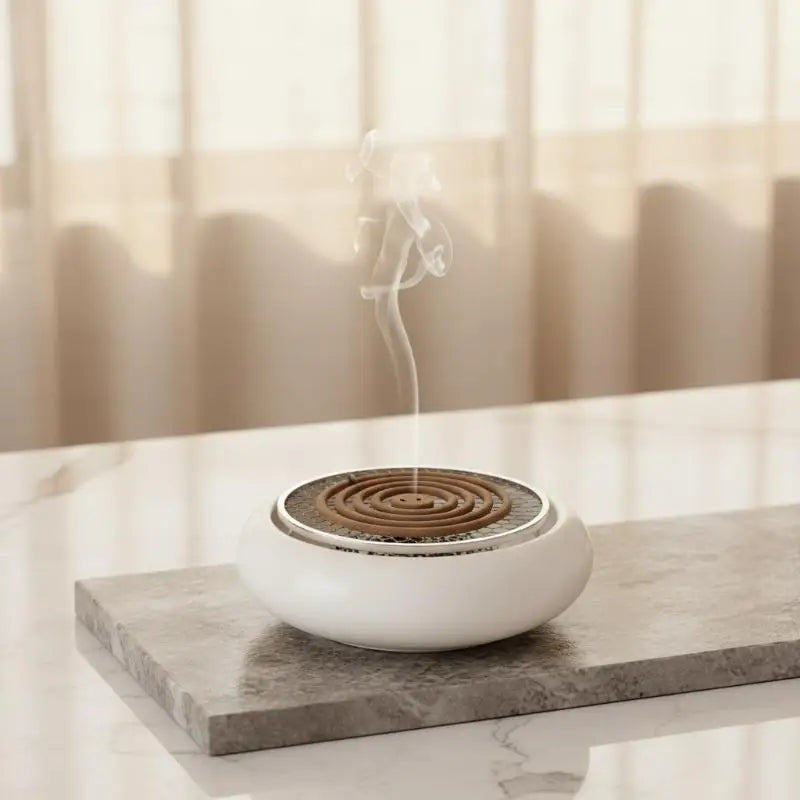 Stainless Steel Mosquito Coil Holder Box with Fireproof Lid Mosquito Coil Holder Qme