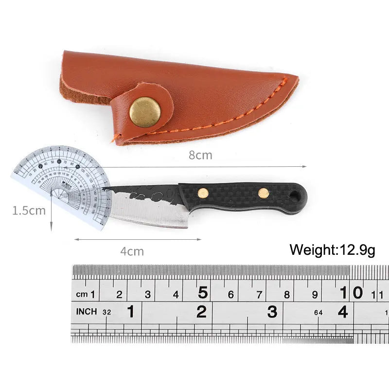 Swayboo Mini Fixed Blade EDC Knife – G10 Handle & Holster Fixed Blade Knife Qst B