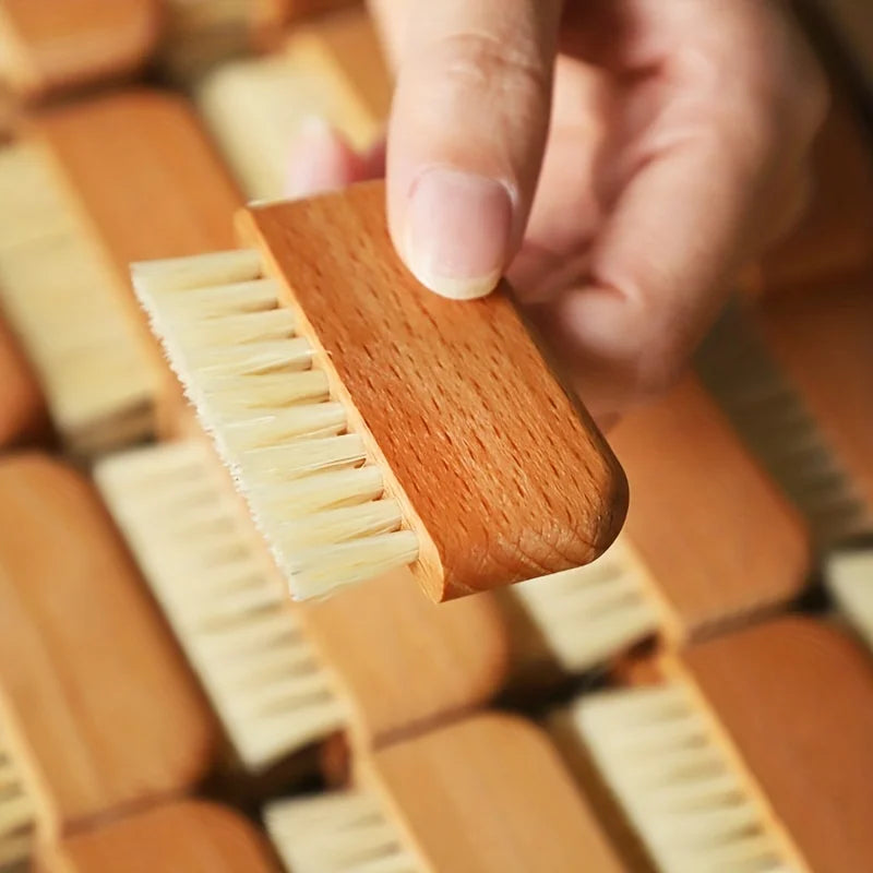 Hard-Textured Nail Brush Scrubber for Toes & Nails Nail Cleaning Brush Qme