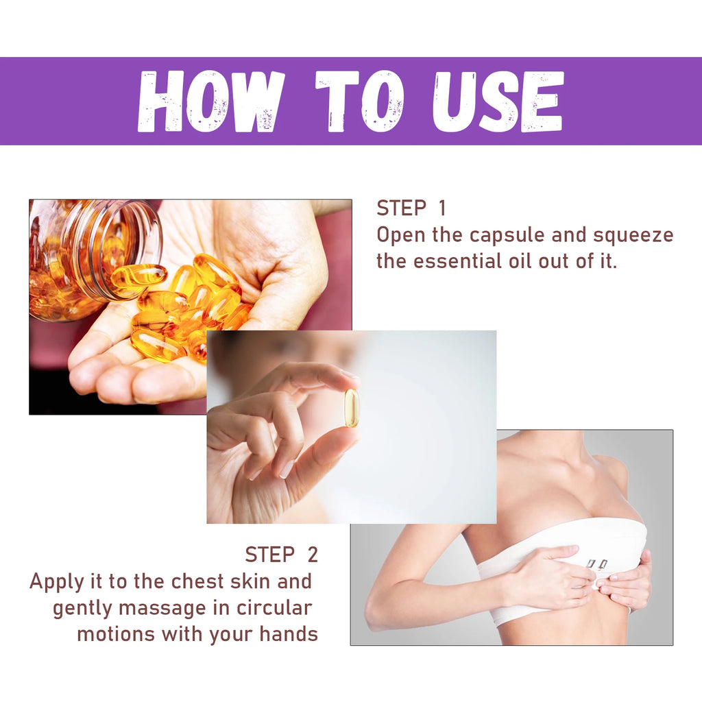 Eelhoe Vitamin E Firming Oil Capsules – Skin Lift & Toning Body Firming Oil Qst