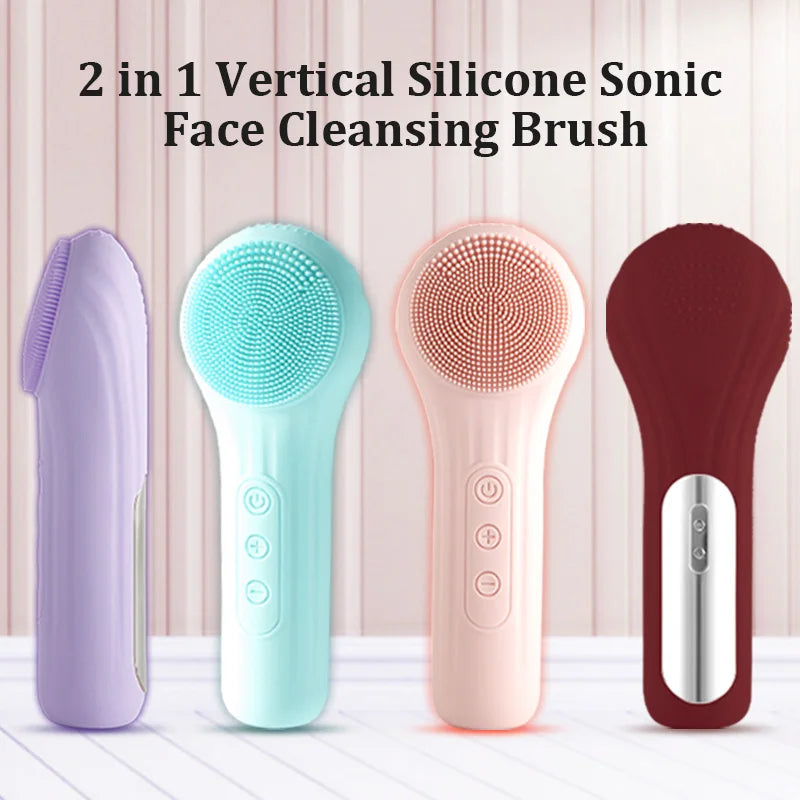 VIMYSHOW Sonic Facial Cleansing Brush – IPX7 Waterproof USB Facial Cleansing Brush Qst