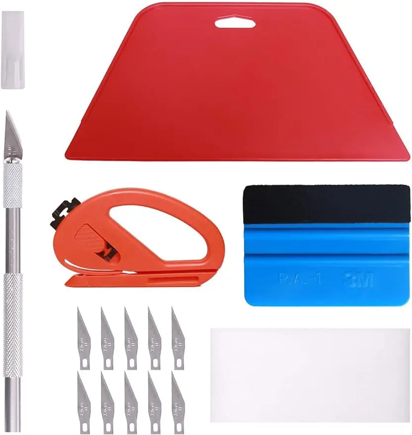Car Vinyl Wrap Squeegee Scraper & Wallpaper Smoother Tool Vinyl Wrap Squeegee Qme