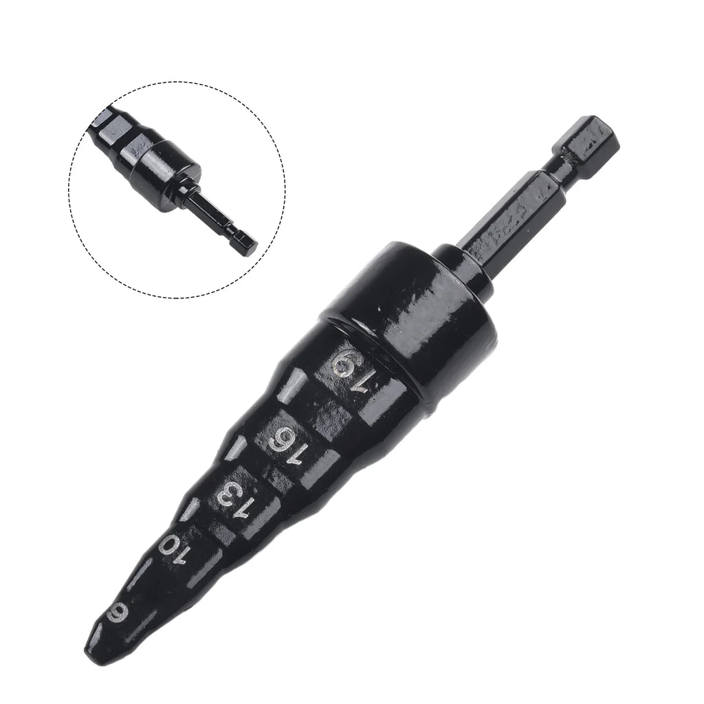 5-in-1 Copper Pipe Expander Swaging Drill Bit Set 6–19mm Pipe Expander Tool Qme