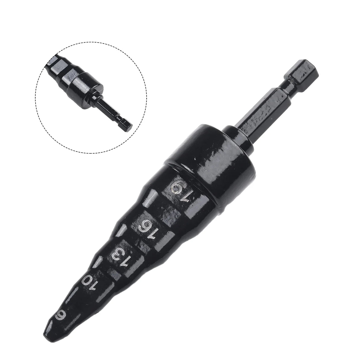 5-in-1 Copper Pipe Expander Swaging Drill Bit Set 6–19mm Pipe Expander Tool Qme