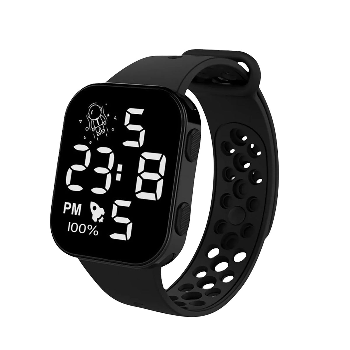 Kids LED Digital Watch | Silicone Strap, 8 Colors Kids Digital Watch Qme