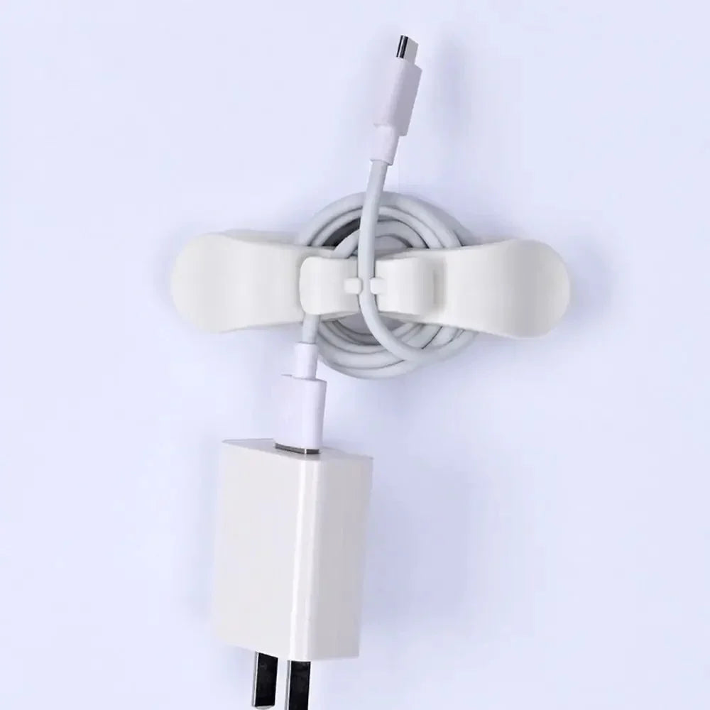 Adhesive Cable Cord Clip Wire Management Holder – 6 Colors Cable Cord Clip Qme