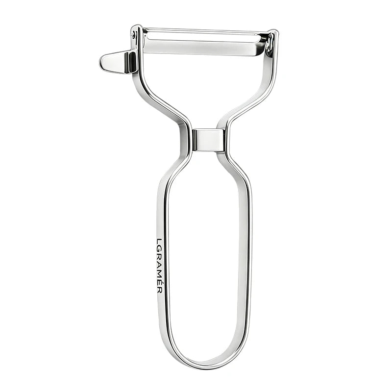 Y Stainless Steel Fruit & Vegetable Peeler – 90° Swivel Blade Vegetable Peeler Qst large size-1pcs