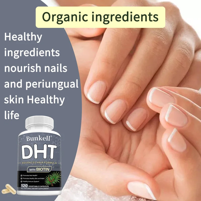 DHT Blocker with Biotin – Hair, Skin & Nail Supplement Hair Growth Supplement Qst