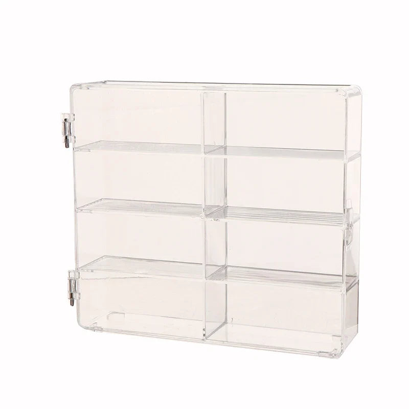 Kids Acrylic Diecast Car Storage Box – 1:64 Toy Organizer Diecast Car Storage Box Qme
