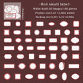 100 Sheets Large Blank Label Stickers – DIY & Crafts Blank Label Stickers Qme RD