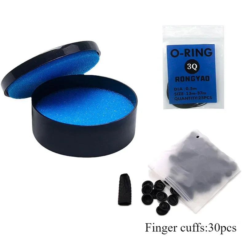 Watch Case Rubber O-Ring Gasket Set – Waterproof & Oil-Resistant Watch Repair Gasket Qme B-0.5 with 30pcs